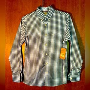 NWT Blue Plaid Shirt